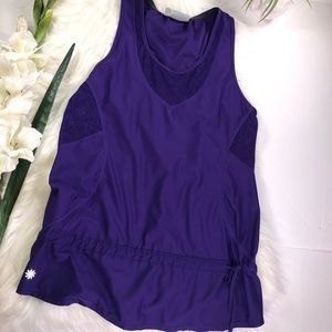 ATHLETA Wick-It Good Purple Athletic Tank